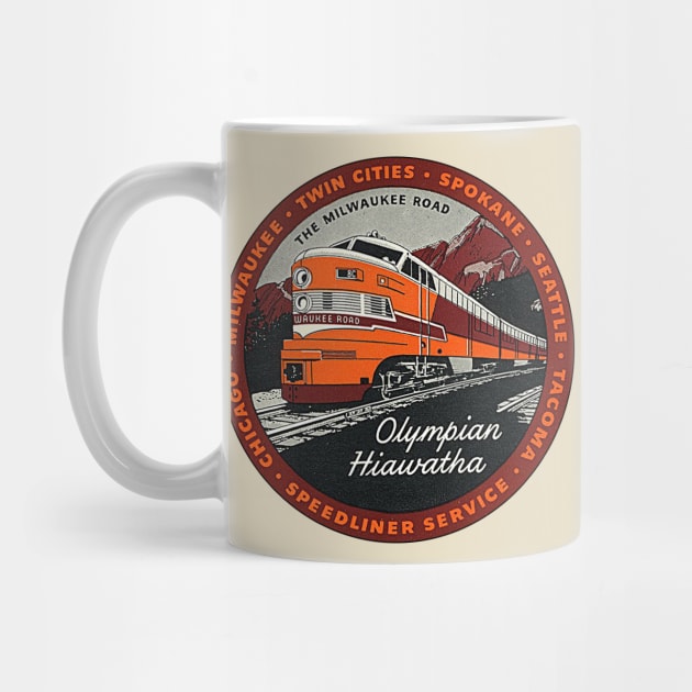 Olympian Hiawatha // The Milwaukee Road Speedliner Rail Train by darklordpug